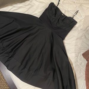Elizabeth and James Black Strapless Dress, size 4